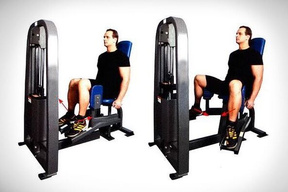 Keep your legs together on the exercise machine