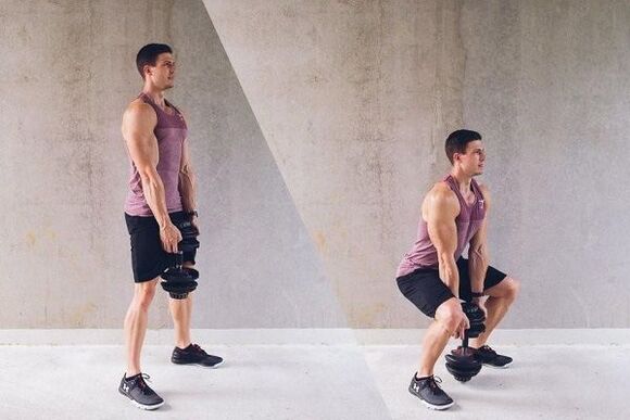 Weighted Squats to Build Strength