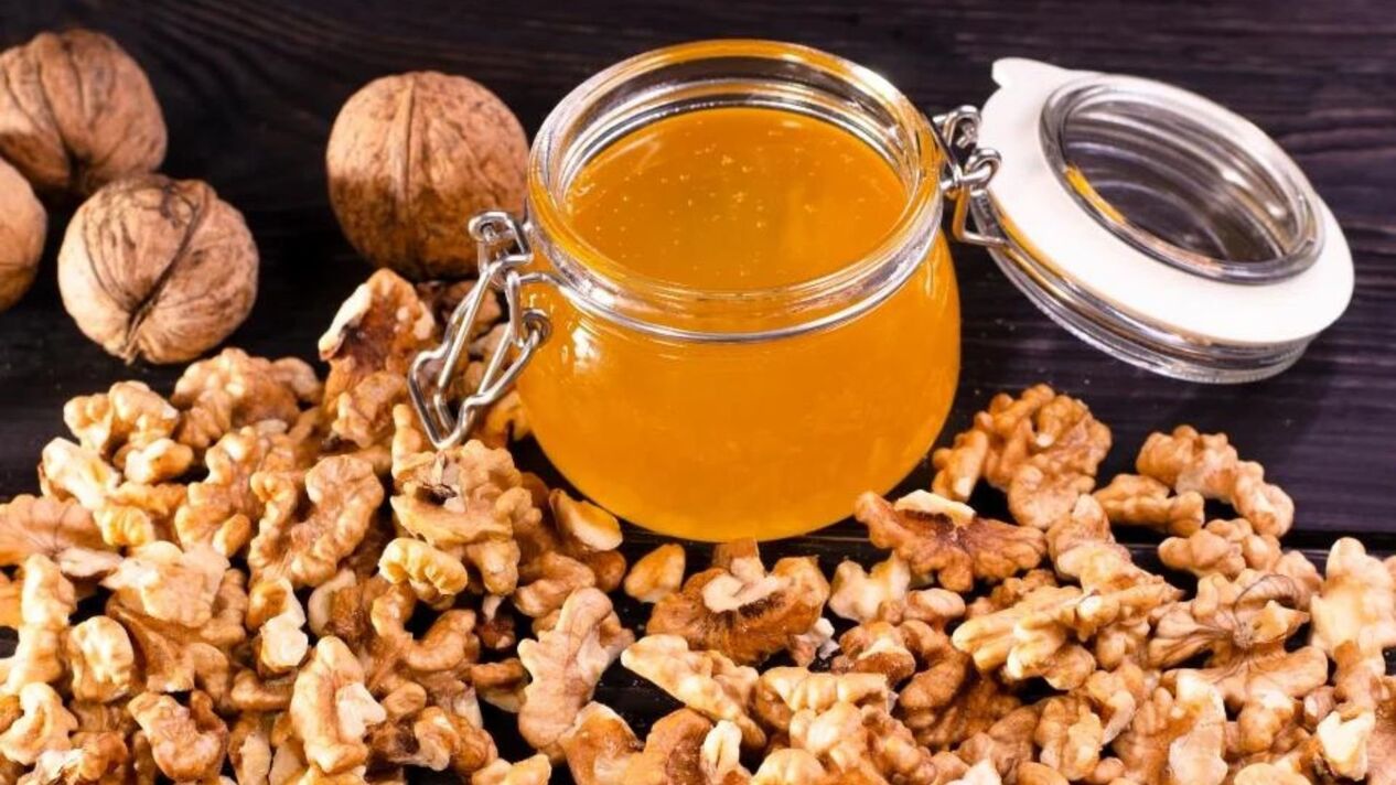 Honey plus nuts restore potency